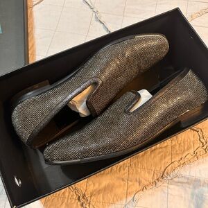 Milano Black Loafers Sleek Slip-On Design